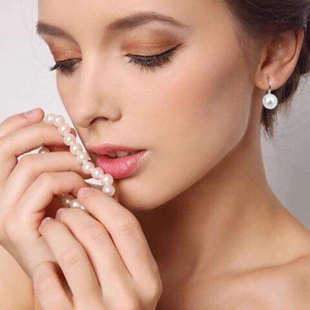 Bông Tai Ngọc Trai Nhân Tạo Phong Cách Hàn Quốc