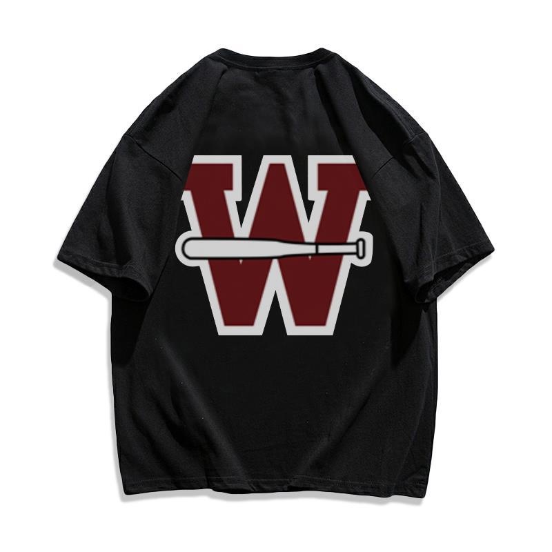 Áo Thun 100% Cotton Tay Ngắn Dáng Rộng In Chữ Phong Cách Âu Mỹ Thời Trang Mùa Hè Cho Nữ