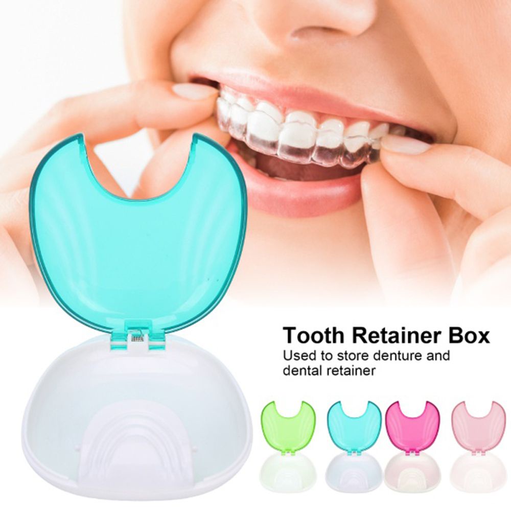 Hộp đựng răng giả nhiều màu sắc cao cấp tiện lợi mang đi du lịch Aaron1