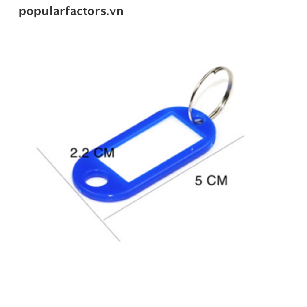 Set 30 Móc Khóa Phân Loại Thẻ ID Nhiều Màu Tiện Dụng