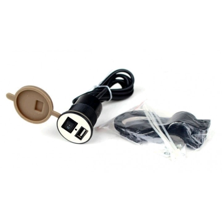 Bộ sạc Điện thoại trên Xe máy có Công tắc