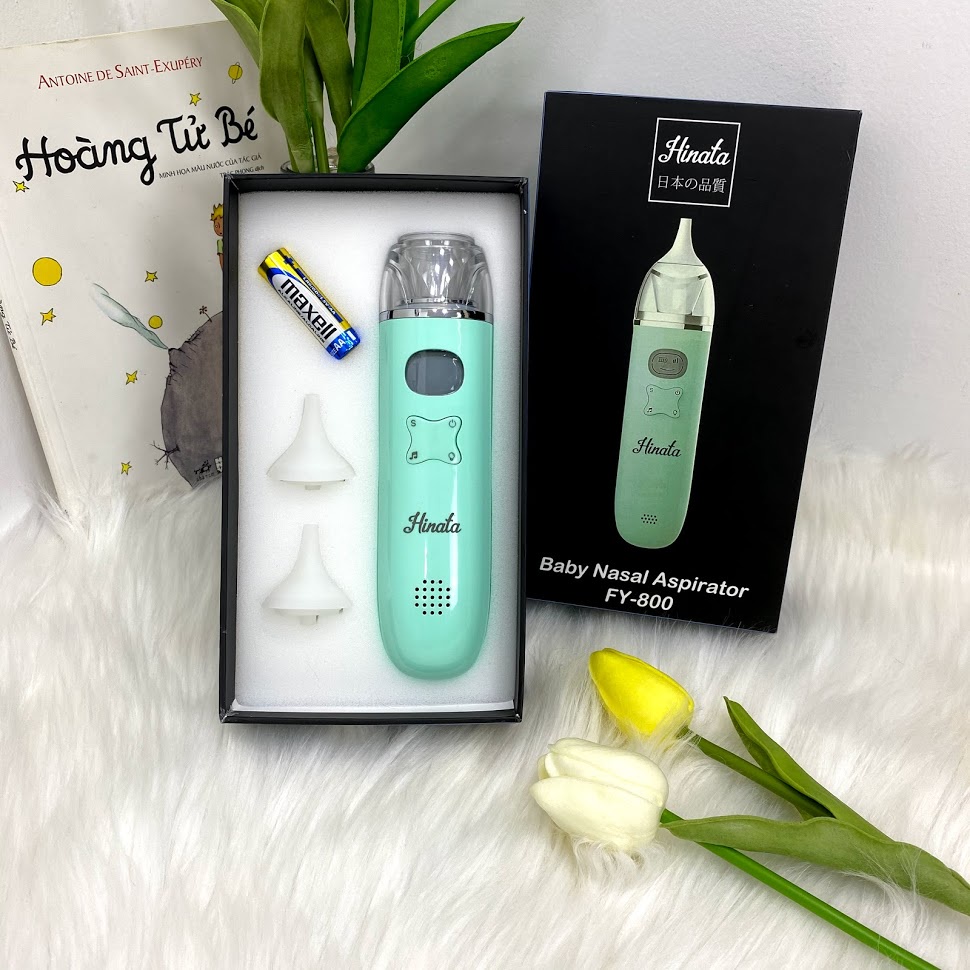 Máy hút mũi tự động HINATA - Tích hợp âm nhạc giúp xoa dịu bé MHM01