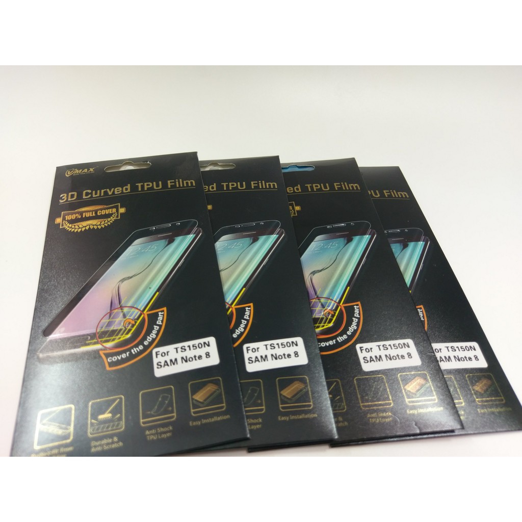 Miếng dán Galaxy Note 8 Full màn hình Vmax TPU