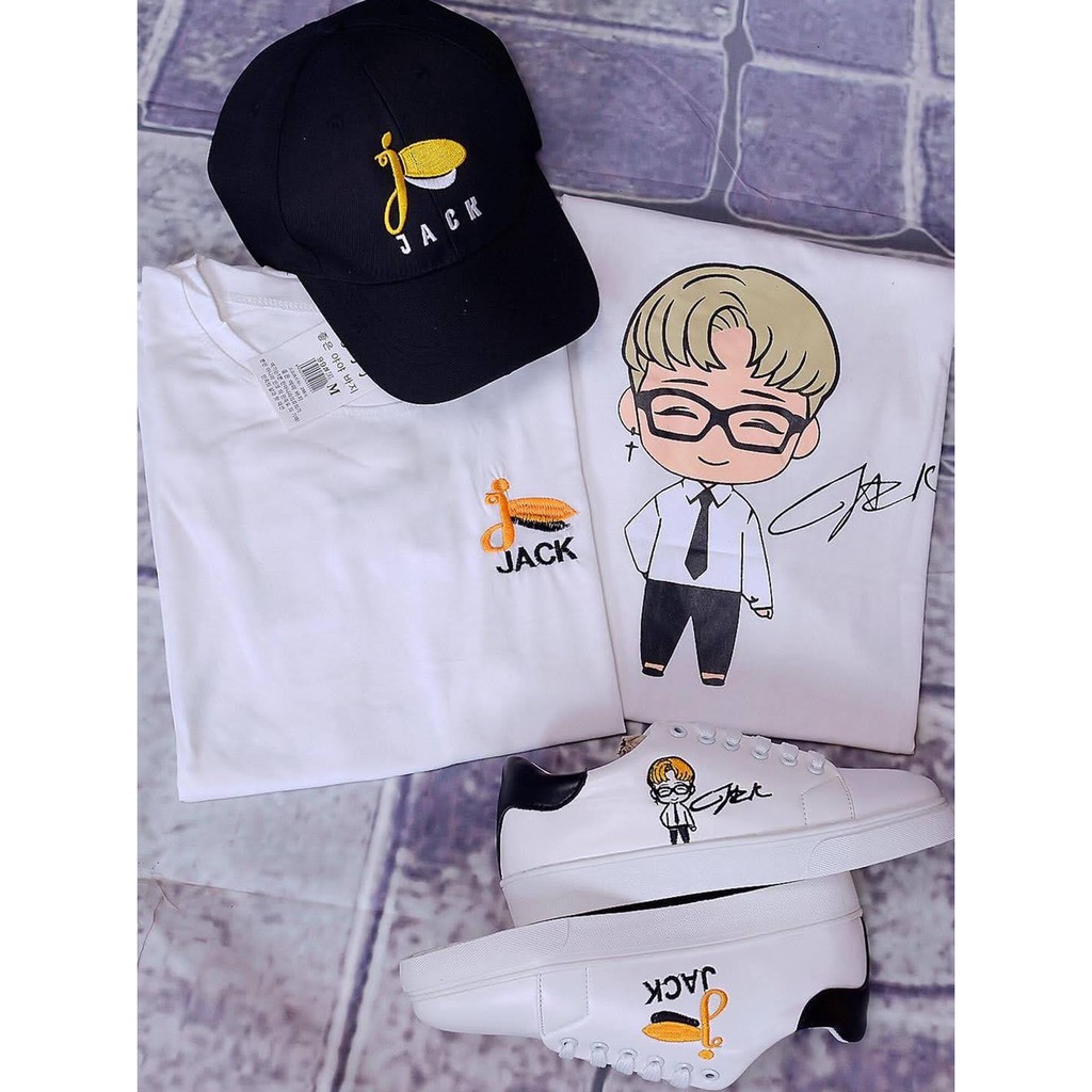 HOT Combo Set Giày+Áo+Mũ Nam Nữ Hot Trend Jack (J97)
