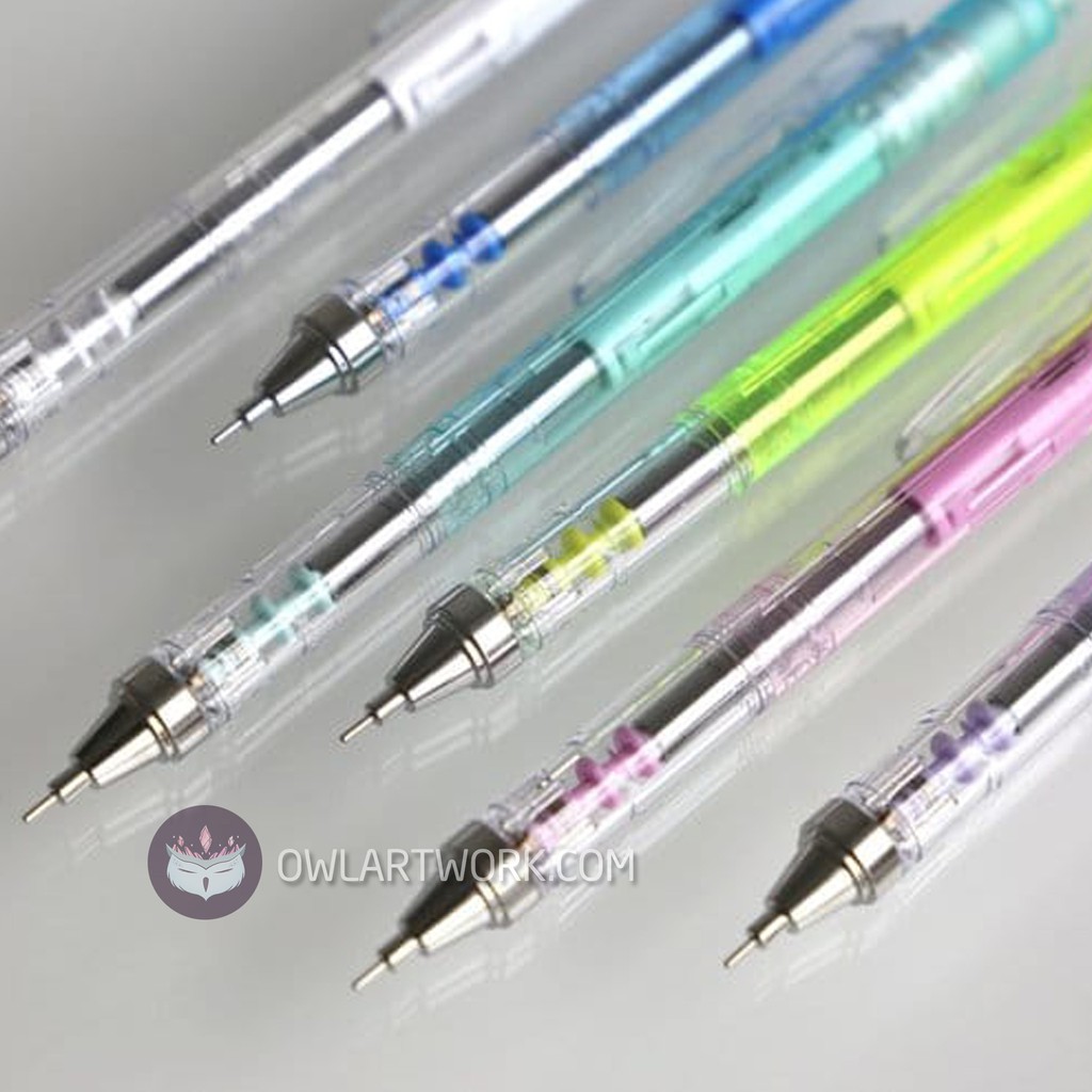 [CHÍNH HÃNG] Bút chì bấm cơ khí Clear Color TOMBOW Mono Graph 0.5mm