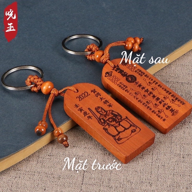 Móc treo thái tuế gỗ mang lại may mắn 2023