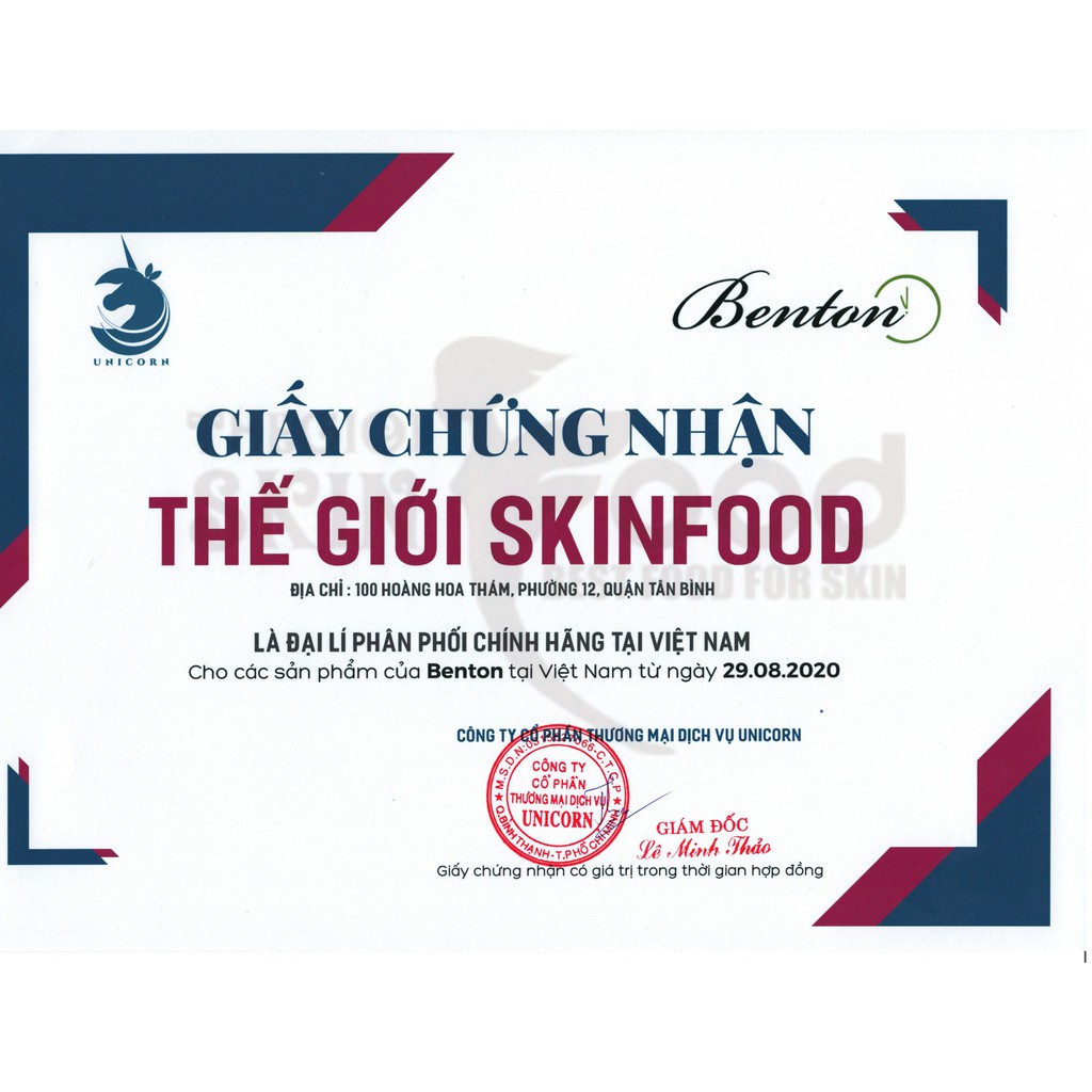 Mặt Nạ Dưỡng Sáng Da, Giúp Da Săn Chắc Với Dịch Lọc Lên Men Benton Fermentation Mask Pack 20g