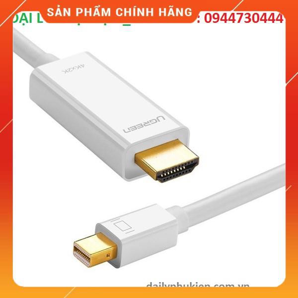 Cáp Mini DisplayPort to HDMI dài 3M độ phân giải 4K Ugreen 10453 Màu Trắng dailyphukien