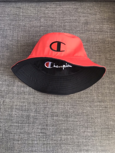 NÓN BUCKET 2 mặt - Championn - logo