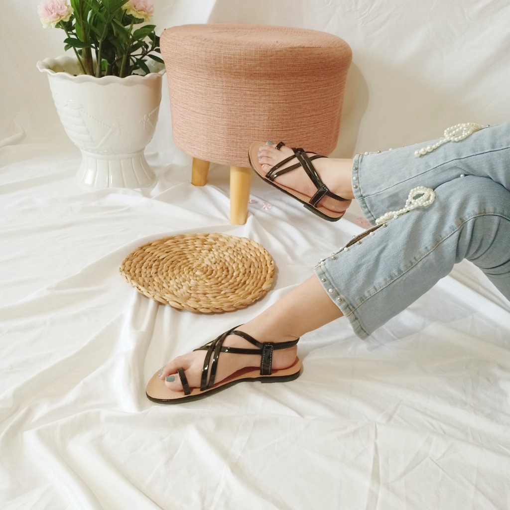 Giày sandal nữ kẹp xỏ ngón đi biển,đi học trẻ trung,sành điệu HÌNH CHỤP THẬT-xo04