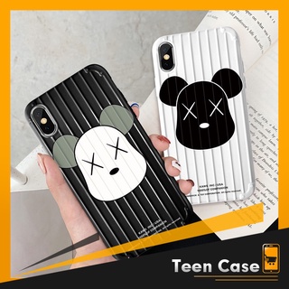 Ốp lưng Iphone vali 💝FREESHIP 50K💝 gấu Big Kaws cho iPhone 6/6s/6p/6sp/7p/8p/X/Xs - Chất Sọc Dày Đẹp