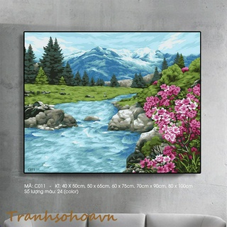Tranh Sơn Dầu Số Hóa Phong Cảnh Tranhsohoavn Tranh Số Hóa Mã Tranh C011