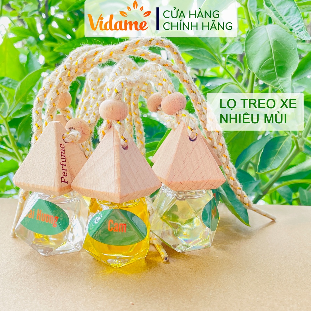 Tinh dầu treo xe oto (nhiều mùi), treo tủ quần áo, phòng ngủ, tinh dầu thơm phòng VIDAME 100% nguyên chất