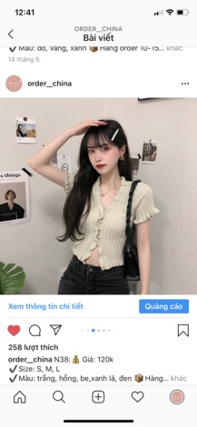 Áo len croptop