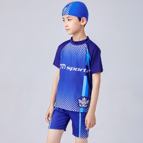 Bộ đồ bơi phong cách thể thao cho bé trai 23-40 kg