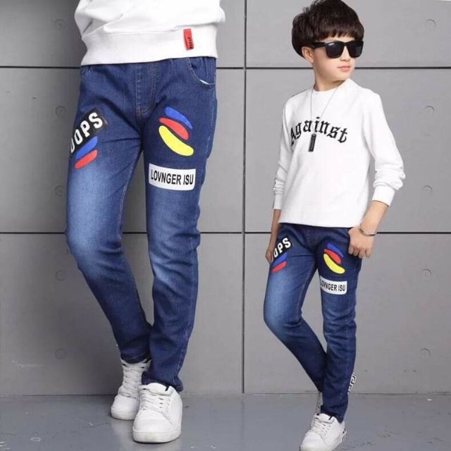 Quần jean dài bé trai cao cấp