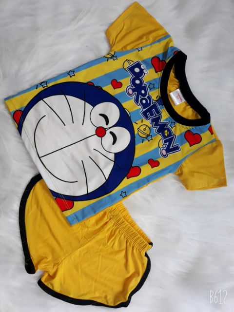8_22kg Bộ thun doremon cho bé ảnh thật video KHĂN RẰN SHOP
