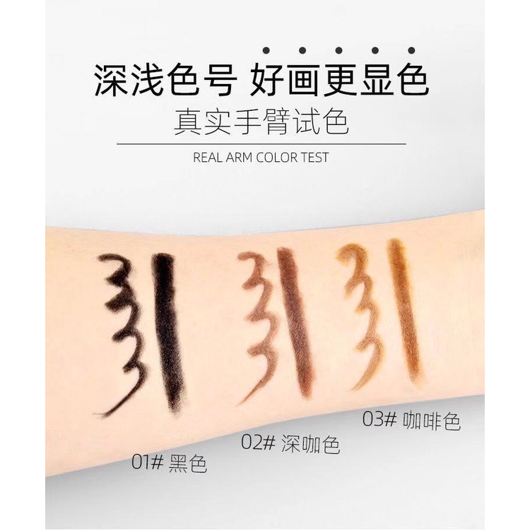 Bút Kẻ Mắt Dạng Gel Đầu Mềm Mỏng Chống Thấm Nước Không Nhòe Lâu Trôi