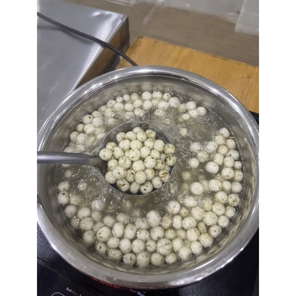 Trân châu Trà gạo rang