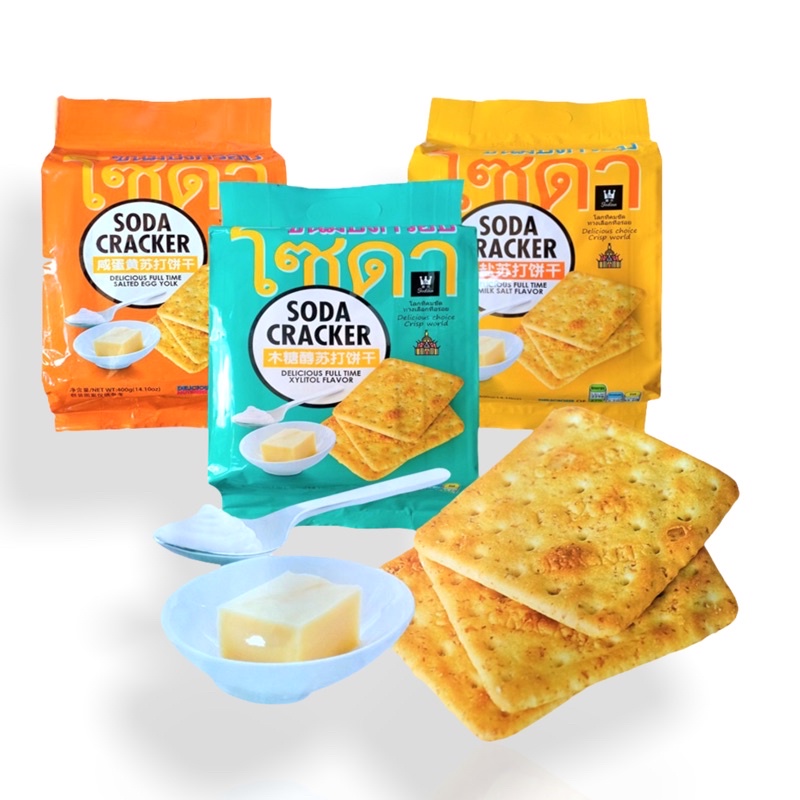 Bánh soda cracker Thái Lan 400g