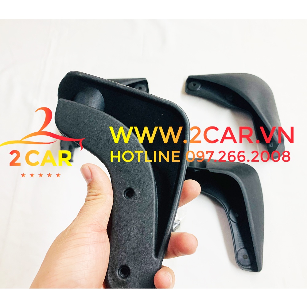 Chắn Bùn Nhựa Dẻo Xe Kia Morning 2003-2022, bộ 4 miếng kèm ốc vít