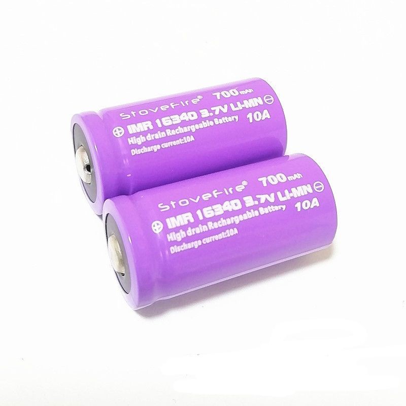 achun.vn - CELL PIN Stovefire 16340/CR123A - 700mAh - 3.7V xả 10A