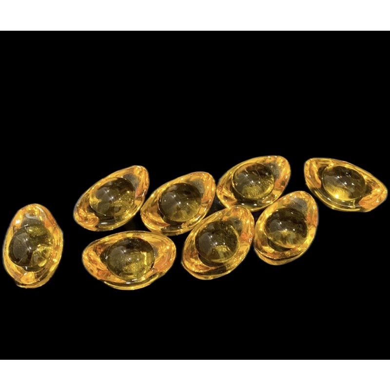 Combo 100 Thỏi kim nguyên bảo nhí pha lê phong thủy Thần Tài may mắn