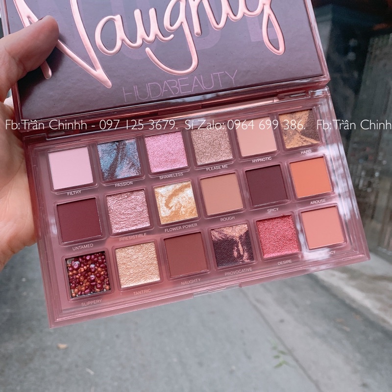 Có sẵn - Bảng phấn mắt Huda Beauty Naughty Eyeshadow Palette