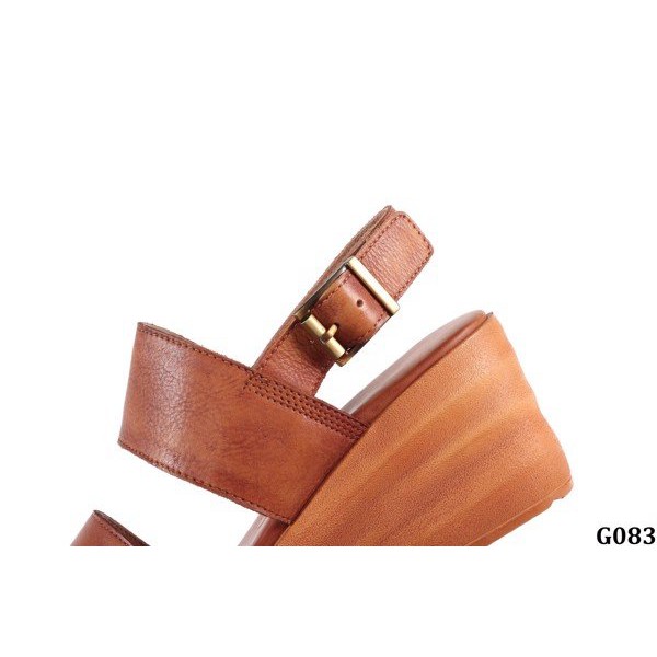 G083 - ENDA KISUHI Giày Sandal Handmade Quai Ngang Khí Chất