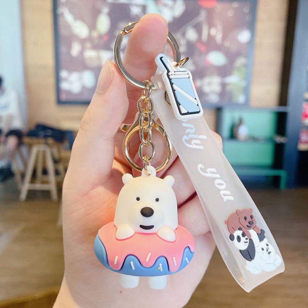 Móc Khóa Hình Gấu Hoạt Hình Dễ Thương Xinh Xắn