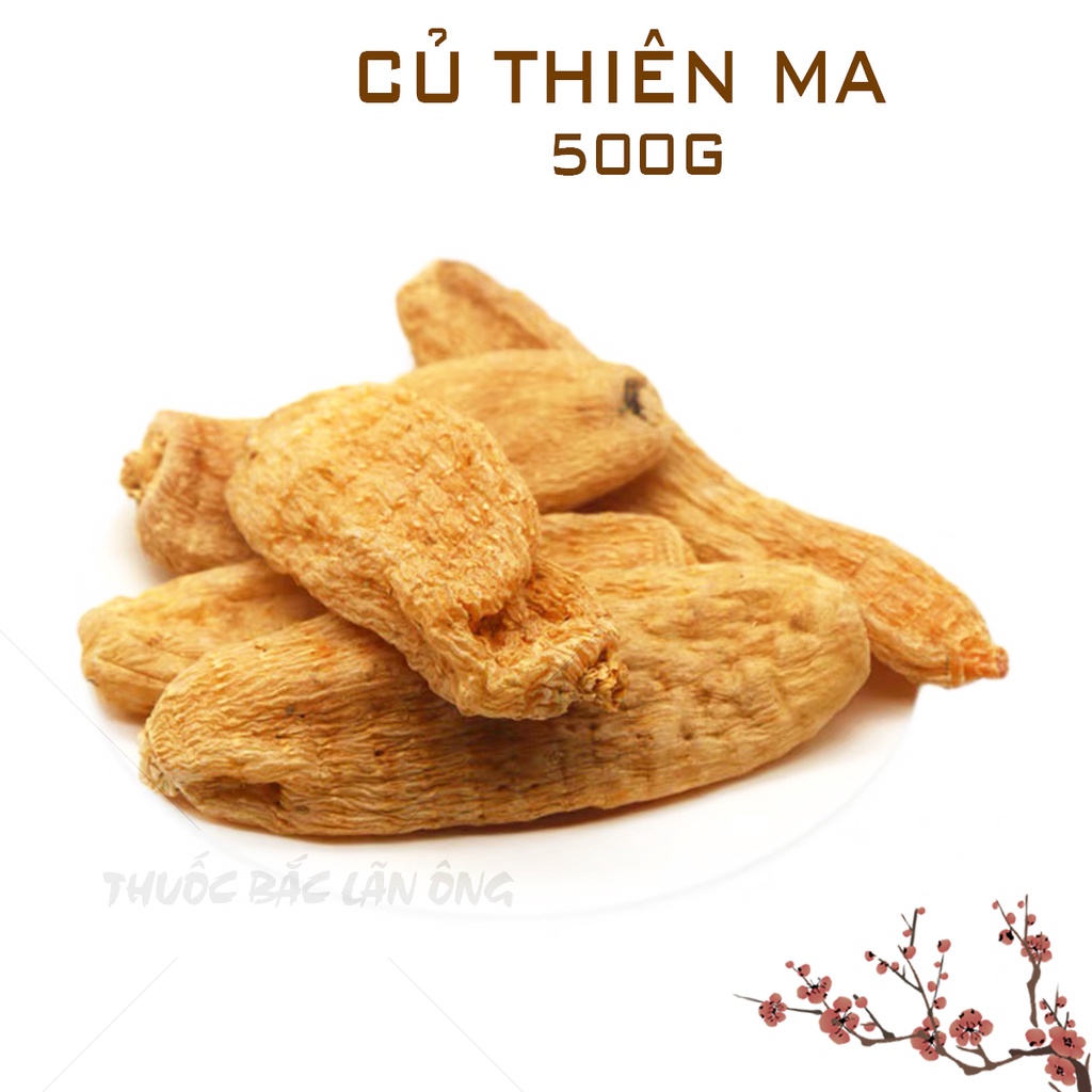 Củ thiên ma khô 500g (Hàng loại 1, khô, to đẹp)