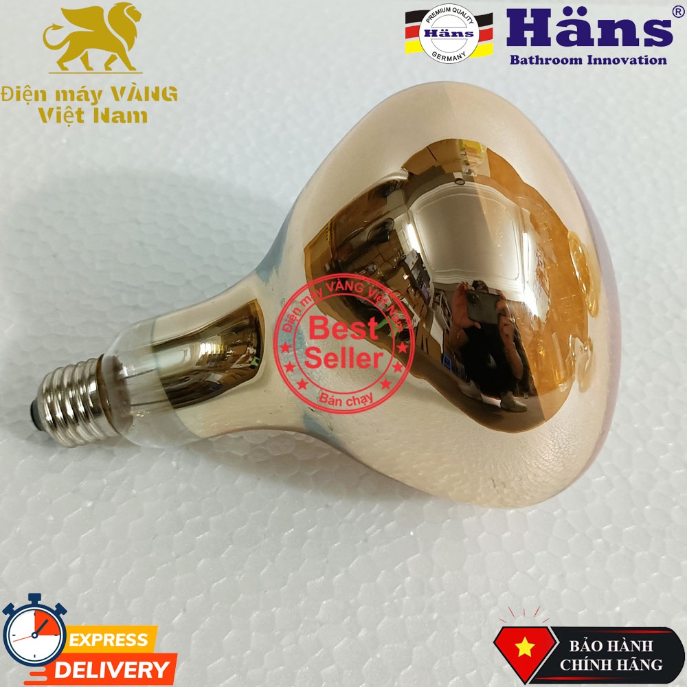 Bóng đèn sưởi nhà tắm Hans dùng được cho đèn sưởi Kottmann và Heizen