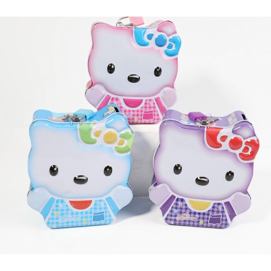 Két đựng tiền hình ngôi nhà, Két sắt mini tiết kiệm tiền ô tô, hổ, elsa, pony unicorn