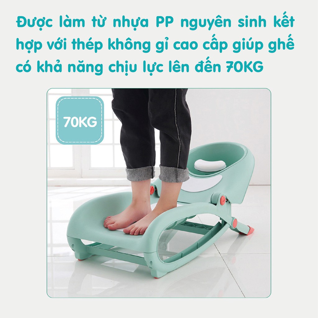 [Pomo chính hãng] GHẾ GỘI ĐẦU HOLLA GẤP GỌN CHO BÉ - GIƯỜNG GỘI ĐẦU TRẺ EM (BÀN GỘI ĐẦU CHO BÉ)