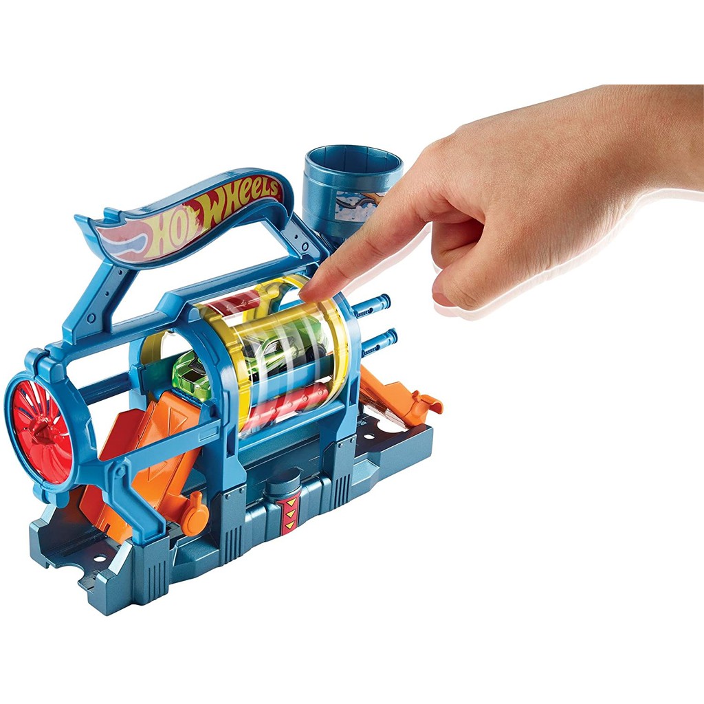 Đồ chơi HOT WHEELS - Bộ Hot Wheels rửa xe xoáy trục - Mã SP FJN35/FJN34