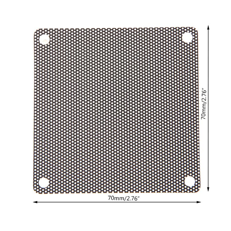 Bộ 5 Tấm Lọc Bằng PVC Chống Bụi 70mm Cho Quạt Máy Tính