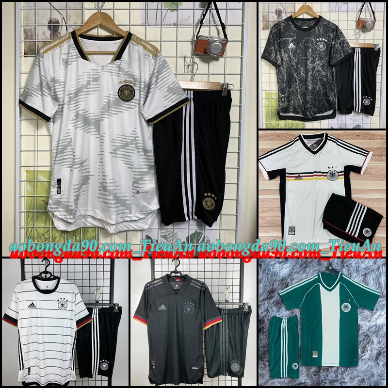 Áo Bóng Đá Đội Tuyển Đức Sân Nhà, Sân Khách 2021,2022- Chuẩn Mẫu Thi Đấu, Fan - Vải Polyester Chuẩn Thái Gai Lưới