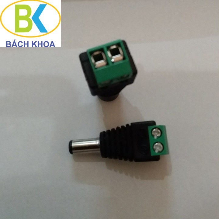 Set 10 cái Jack cắm nguồn DC đực cái 5.5x2.1