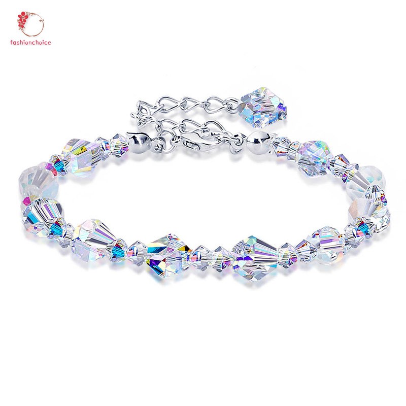 Vòng Tay Chuỗi Hạt Đá Pha Lê Lấp Lánh