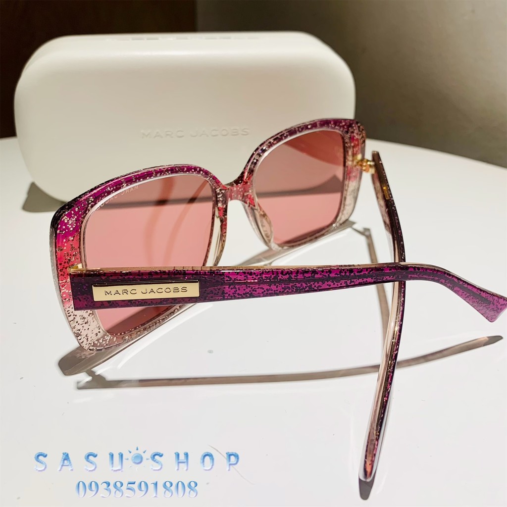 Kính mát Marc Jacobs Burgundy Butterfly Ladies Sunglasses chính hãng