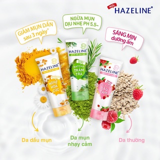 Sữa rửa mặt hazeline 100g đủ loại - cho làn da sáng mịn