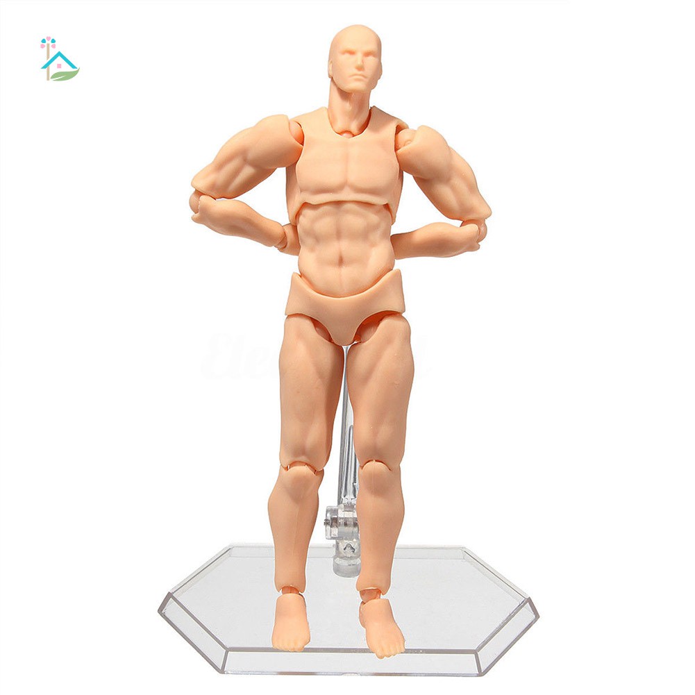 Đồ chơi mô hình búp bê nam nữ có khớp động trang trí cao cấp