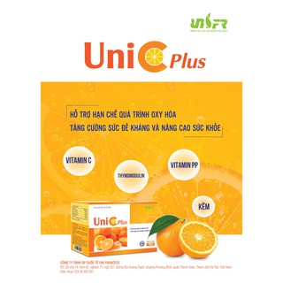 Bổ sung VITAMIN C , tăng cường sức đề kháng và nâng cao sức khỏe " UniC Plus "