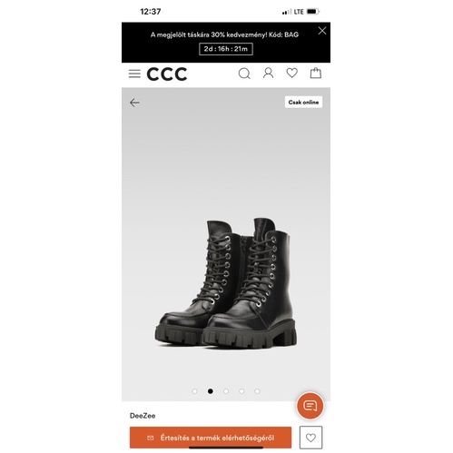 [JOIEHOME] Martin Boots cổ cao kéo khoá bên cá tính