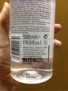 (Date 2022) Tẩy trang Byphasse Solution Micellaire Démaquillante Face