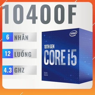Combo bo mạch chủ ASROCK B460M Pro4 + Intel i5 10400F 2.9GHz Chip tray