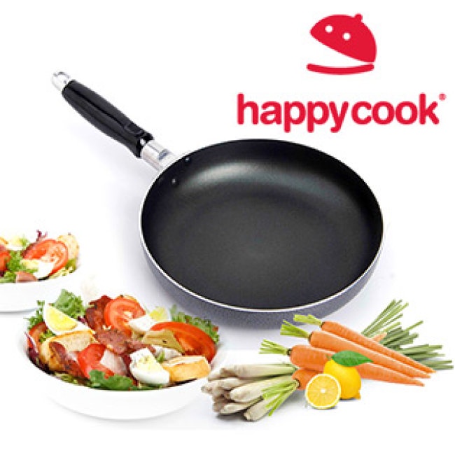 Chảo Chống Dính Trơn Happycook 18Cm, 30Cm Sản Xuất Theo Công Nghệ Hàn Quốc Dùng Được Bếp Hồng Ngoại