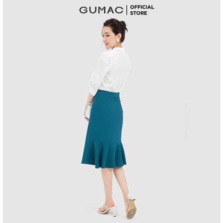 Chân váy xòe phối nút VB3225 GUMAC