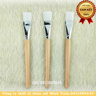 Chổi cọ quét mặt nạ CÁN GỖ dùng đắp mặt nạ