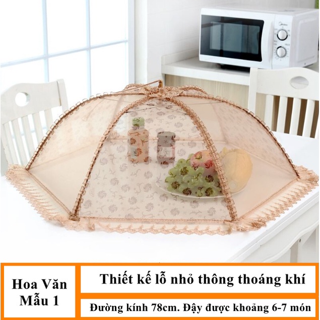 Lồng Bàn Lưới Che Bụi Chống Ruồi Giữ Vệ Sinh